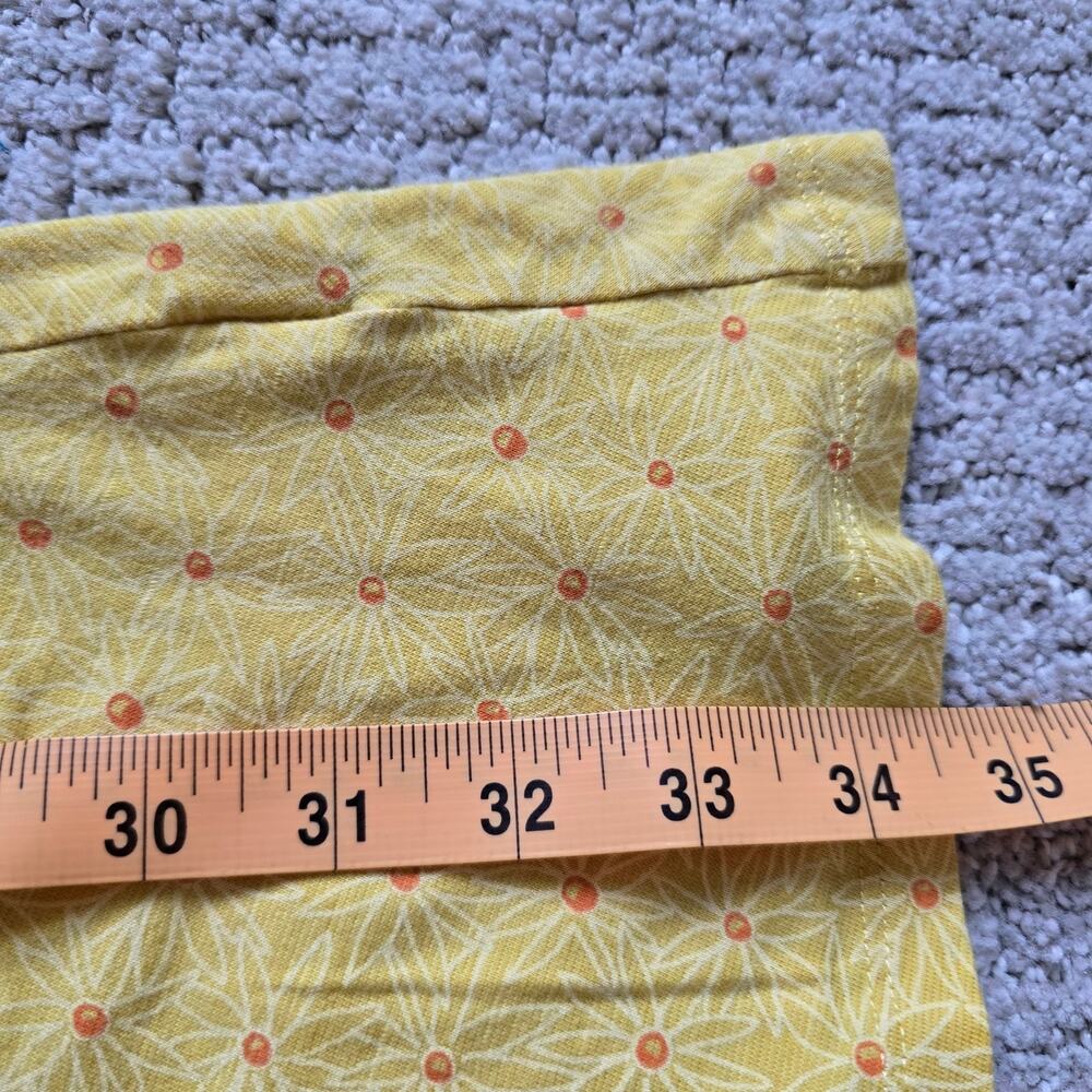 Toad & Co Laurel Dress Yellow Daisy Floral Tencel Organic Cotton Size S - Picture 10 of 10